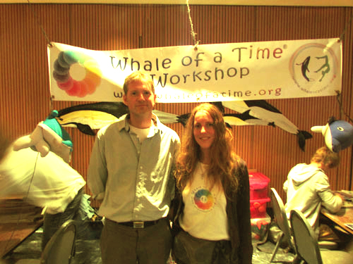Mark Brownlow, BBC Producer Ocean Giants and Irene Schleining, Founder Whale of a Time